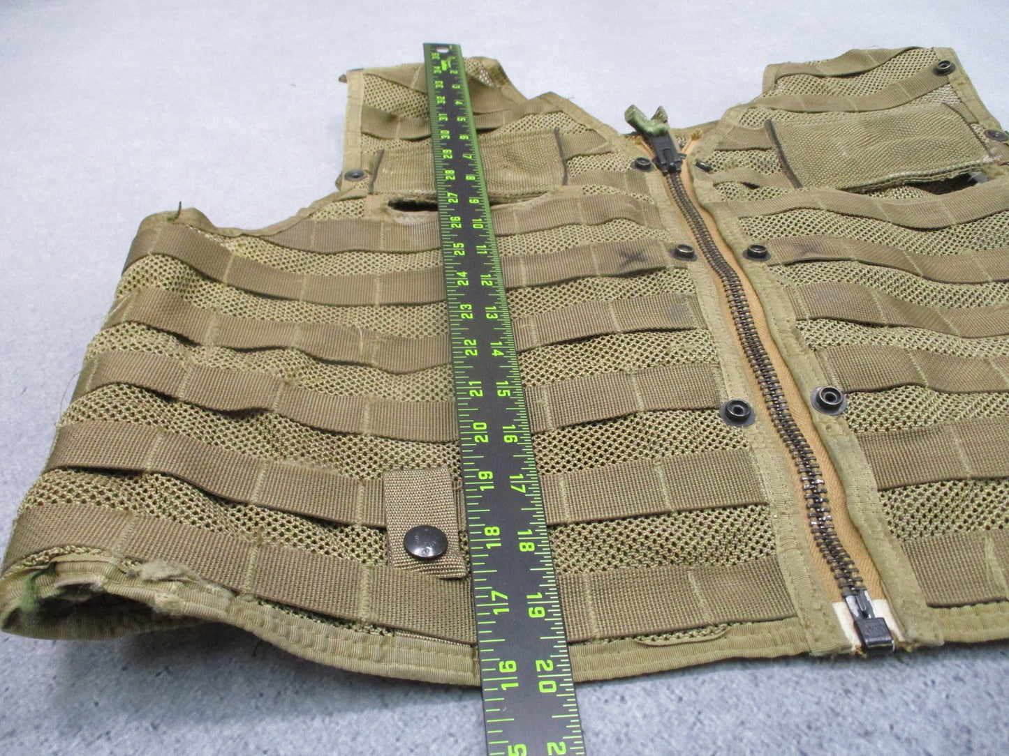 US Military Surplus CMU-36/P Survival Vest Tactical Mesh Molle Gear USMC Coyote
