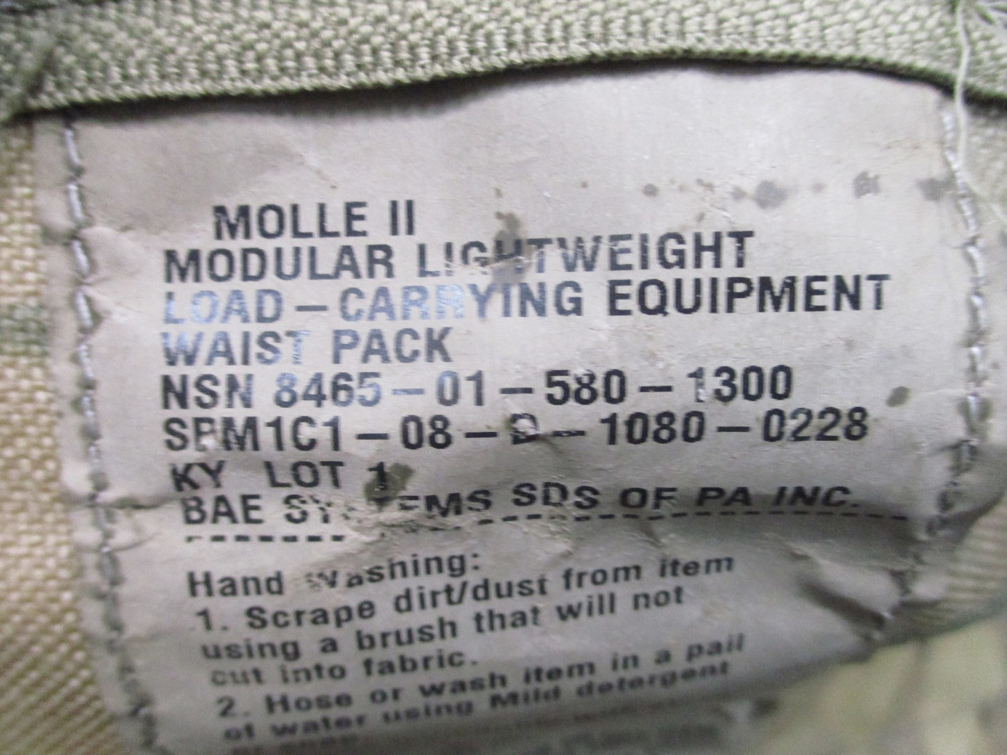 US Military MOLLE II Waist Pack MultiCam Tactical Fanny Pack Genuine Surplus