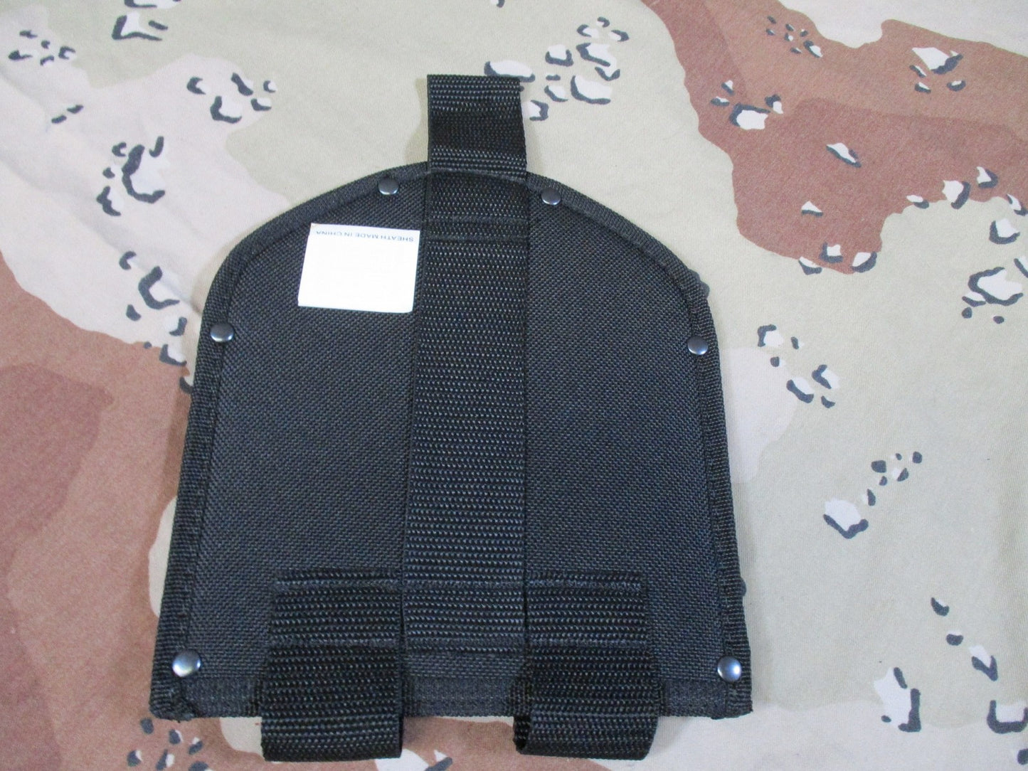 Tactical Folding Shovel Sheath Nylon Entrenching Tool Cover Black Belt Mount