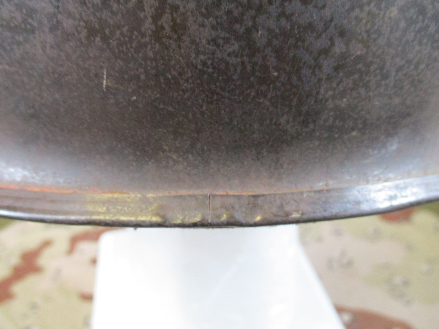 Vintage US Military M1 Helmet Steel Shell with Liner Authentic Surplus