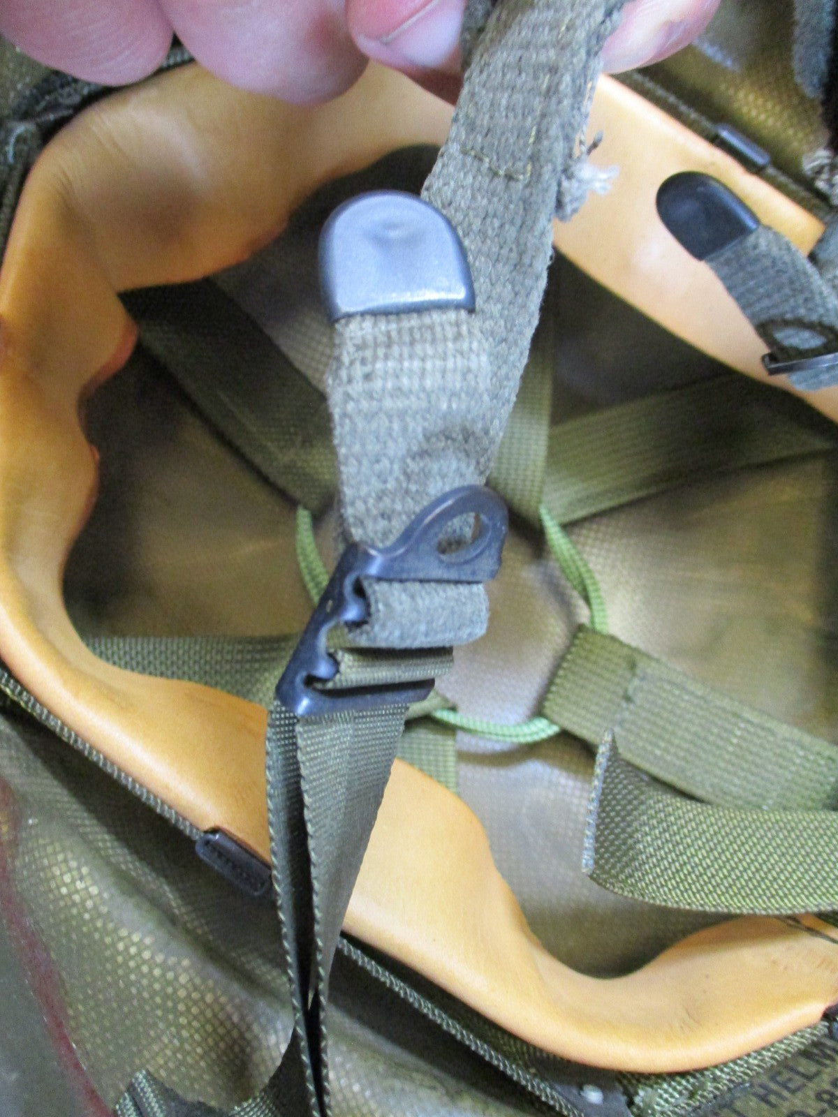 USGI PASGT Helmet Size Small OD Green K-Pot 1983 NSN 8470-01-092-7526