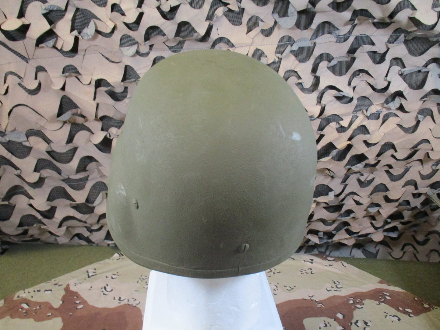 USGI PASGT Helmet Size Small OD Green K-Pot 1983 NSN 8470-01-092-7526