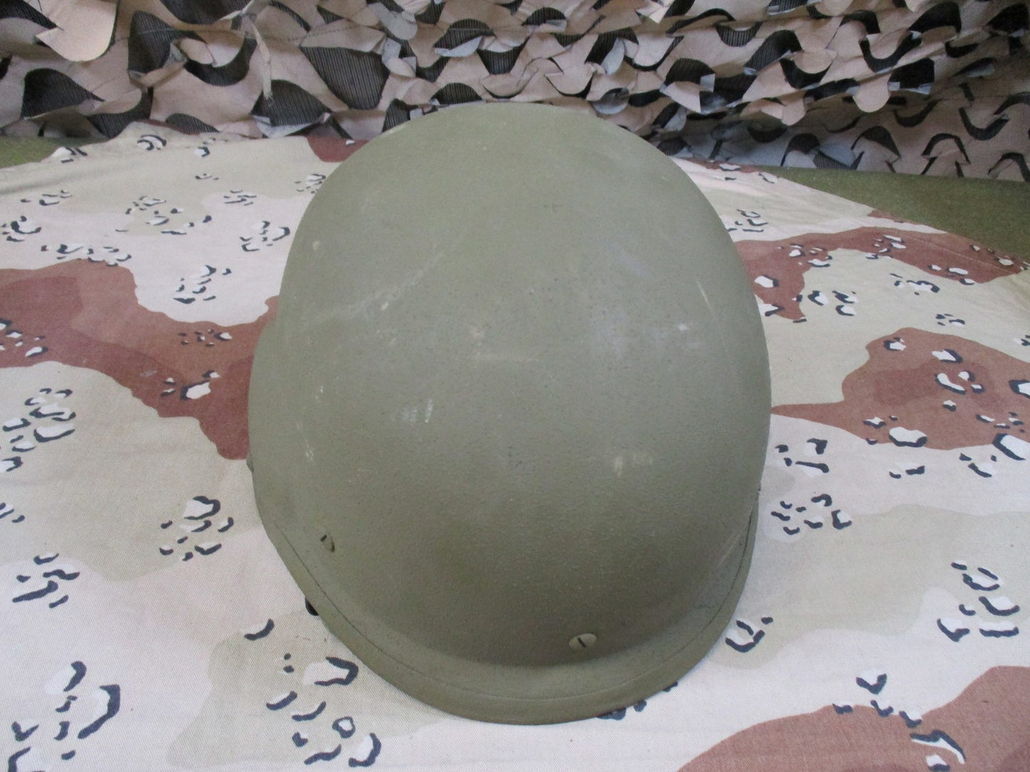 USGI PASGT Helmet Size Small OD Green K-Pot 1983 NSN 8470-01-092-7526