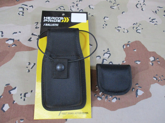 Hero's Pride 1040 Ballistic Radio Holder With Extra Swivel Mount Duty Gear New