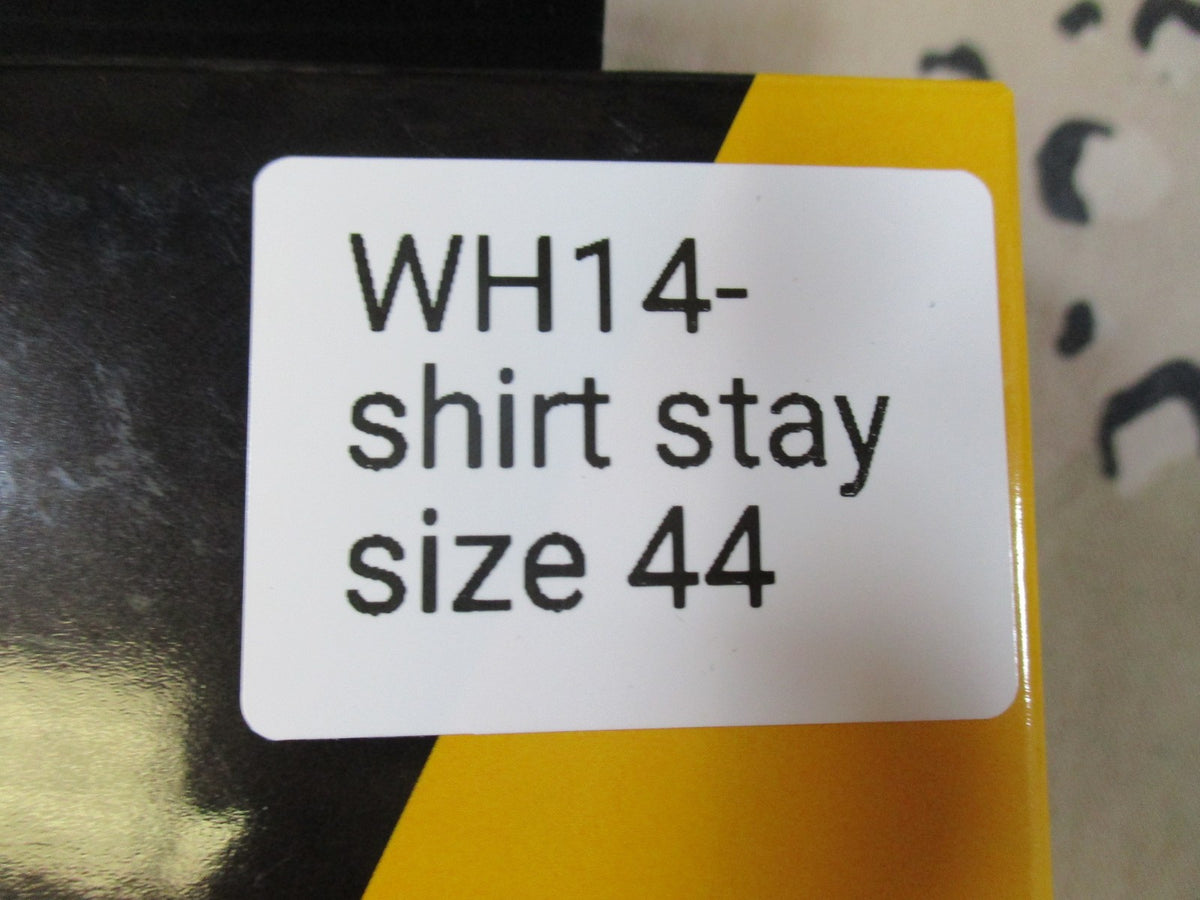 Hero's Pride Shirt Tailor Uniform Shirt Stay Belt - White - Size 44