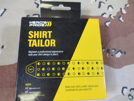 Hero's Pride Shirt Tailor Uniform Shirt Stay Belt White Adjustable Size 60