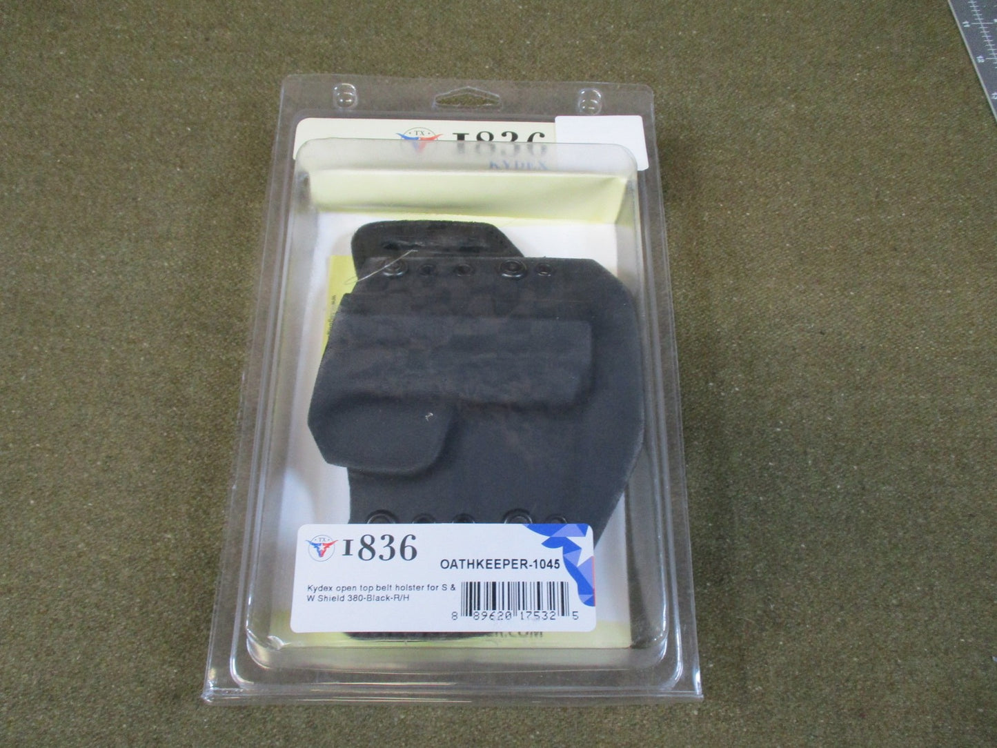 1836 Oathkeeper Kydex Belt Holster for S&W Shield 380 Right Hand New