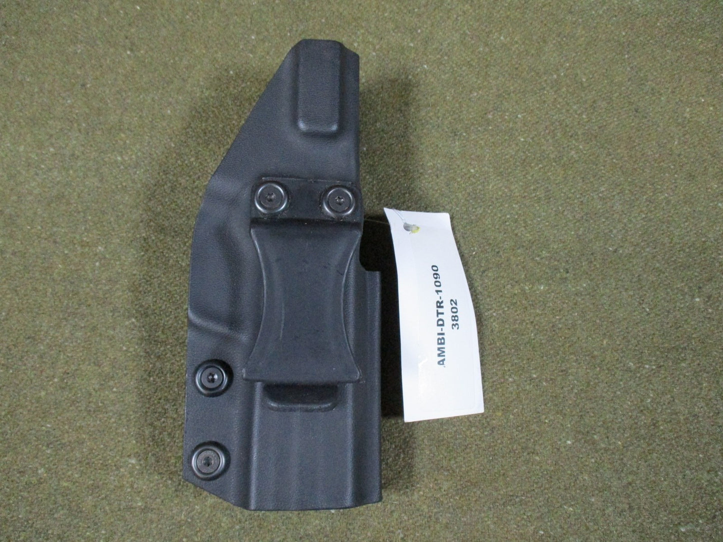 1836 by Tagua Kydex Holster MBI-DTR-1090 Optic Ready Ambidextrous IWB Black