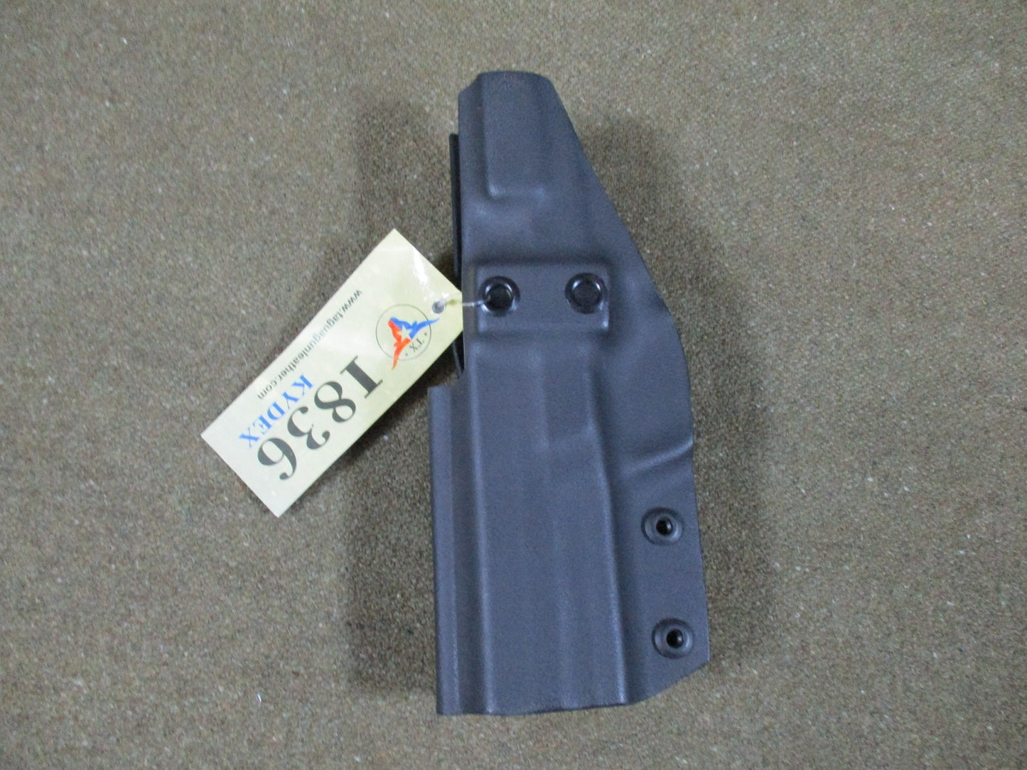 1836 by Tagua Kydex Holster MBI-DTR-1090 Optic Ready Ambidextrous IWB Black
