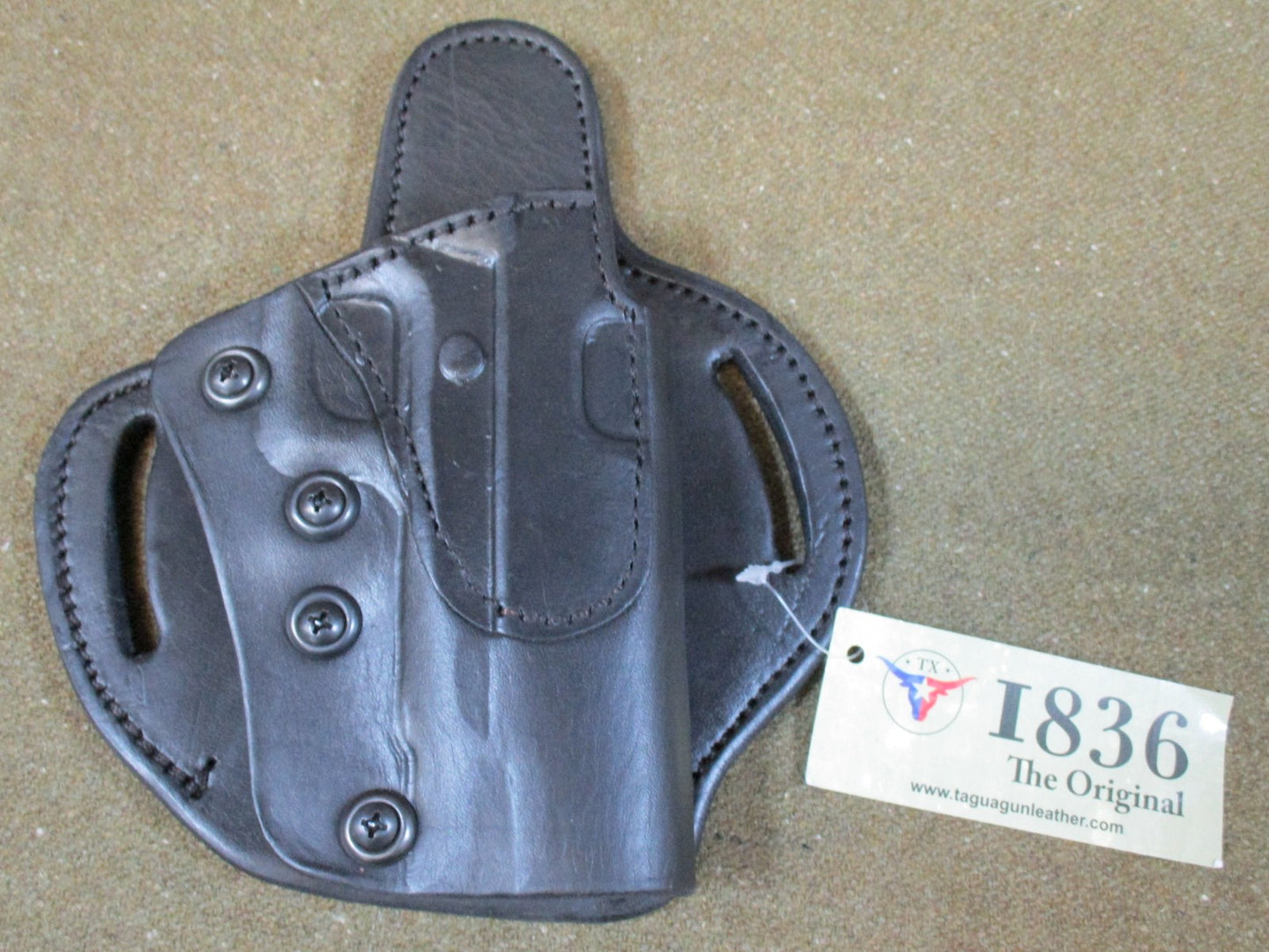 1836 tagua Leather Holster Optic Ready 1911 4in Right Hand locking