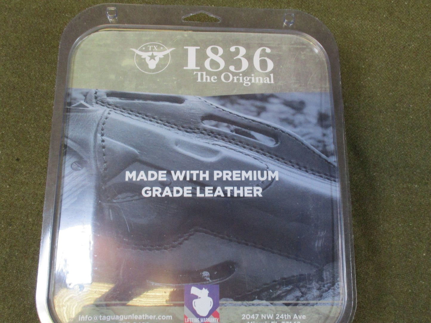 1836 tagua Leather Holster Optic Ready 1911 4in Right Hand locking