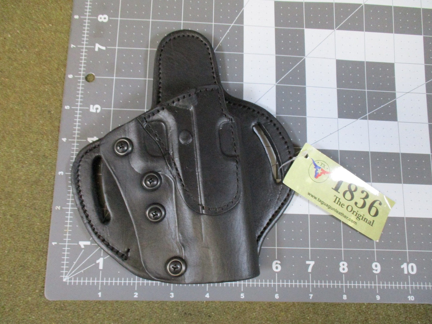 1836 tagua Leather Holster Optic Ready 1911 4in Right Hand locking