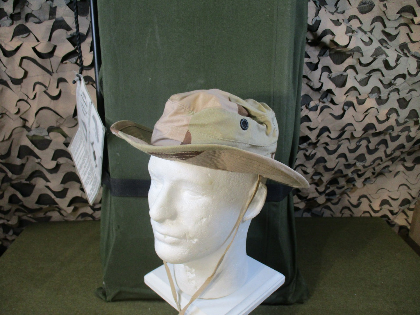 NOS US Military DCU Desert Camo Boonie Hat Size 6 5/8 Genuine Issue
