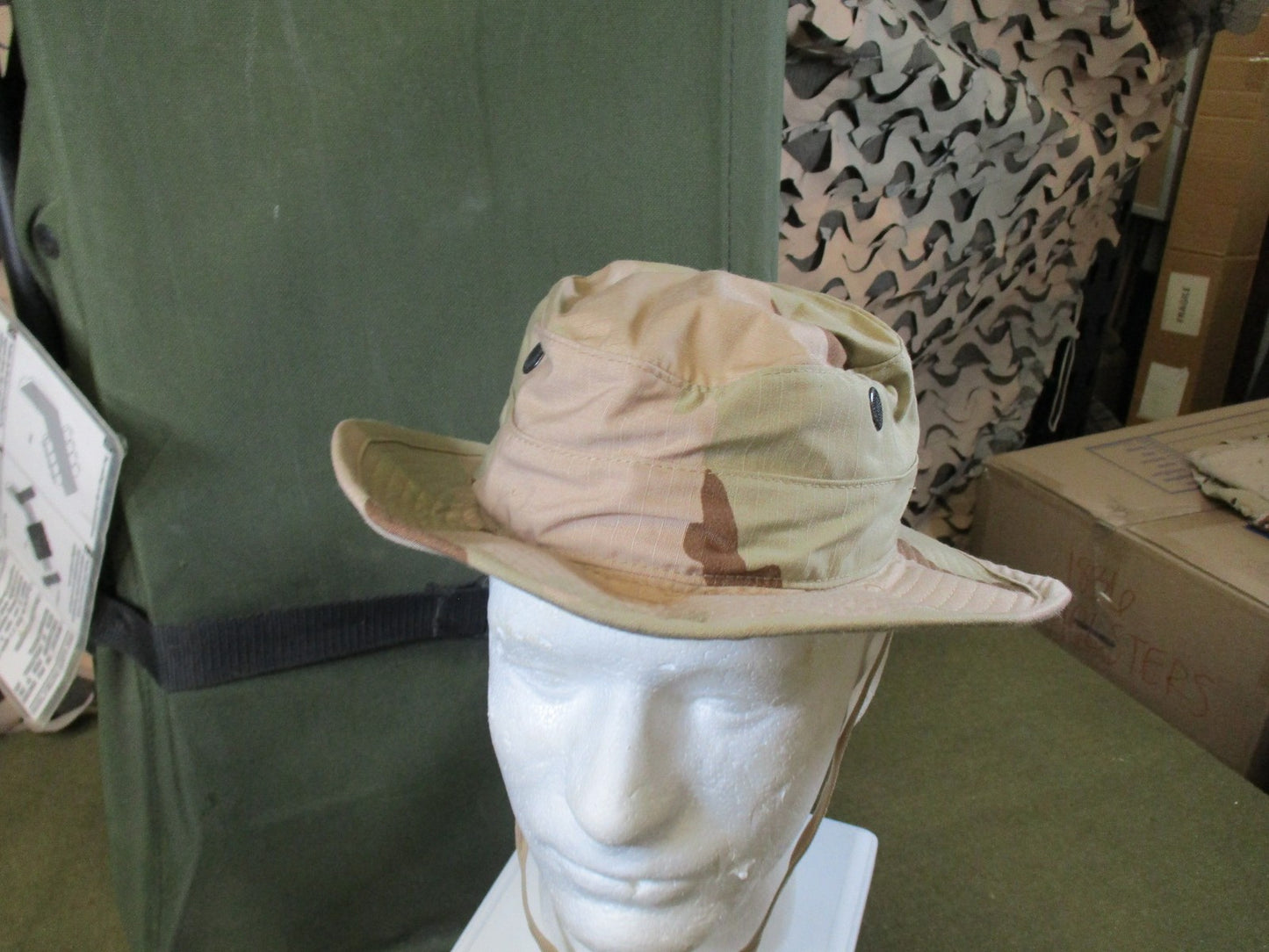 NOS US Military DCU Desert Camo Boonie Hat Size 6 5/8 Genuine Issue