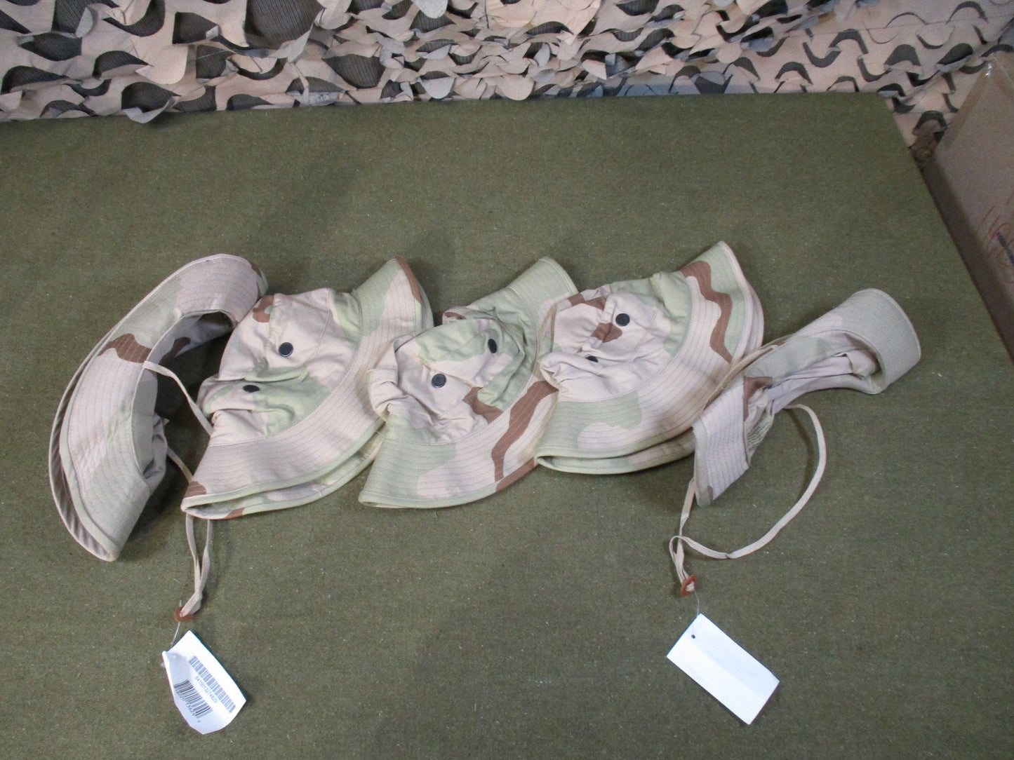NOS US Military DCU Desert Camo Boonie Hat Size 6 5/8 Genuine Issue
