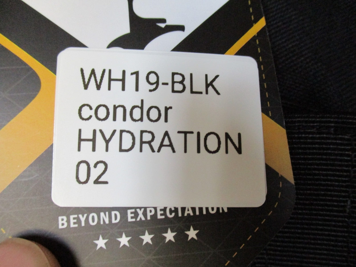 New Condor Tidepool Tactical Hydration Carrier Pack with Bladder - Black