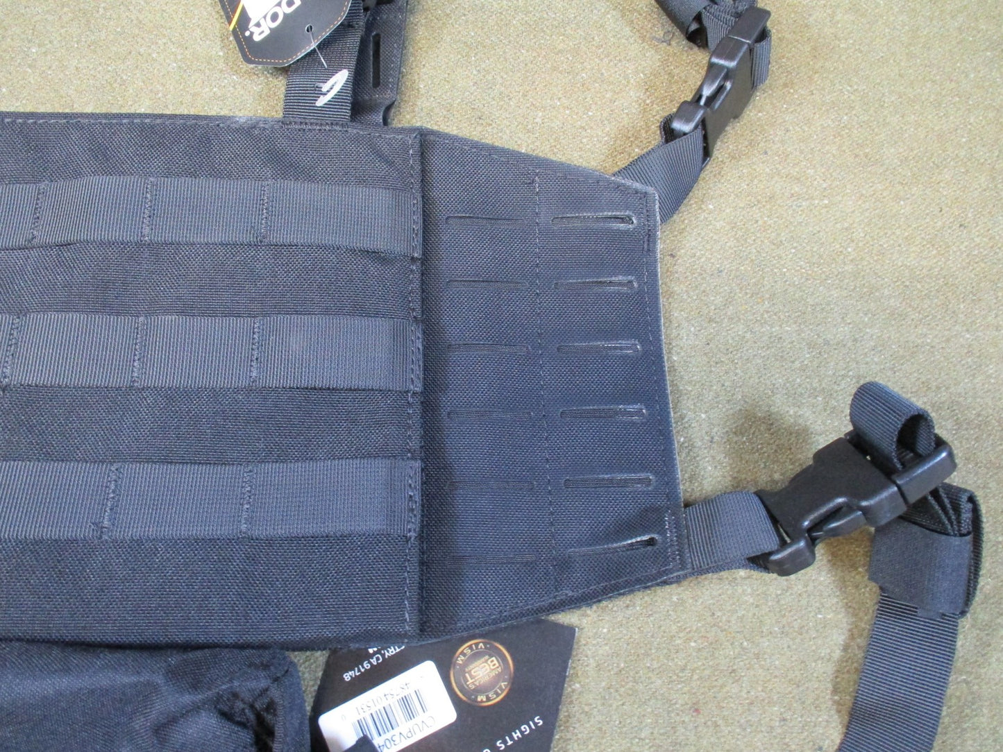 New Condor VAS chest rig lot swat team set black tactical molle set