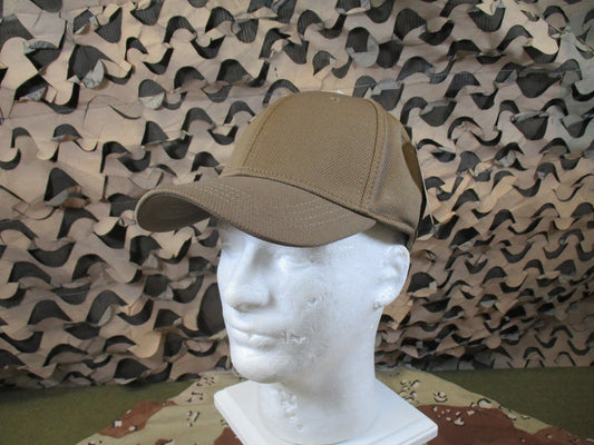 New Condor Tactical Operator Cap Coyote Brown Mesh Hook & Loop Patch Hat L/XL