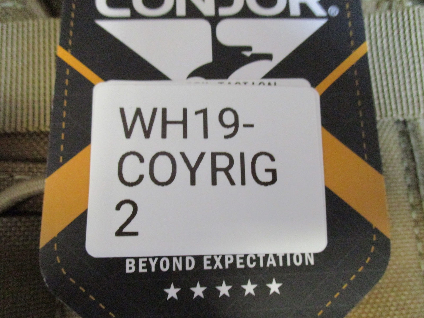 New Condor VAS Triple Mag Panel Laser Cut MOLLE Tactical Pouch Coyote Brown set