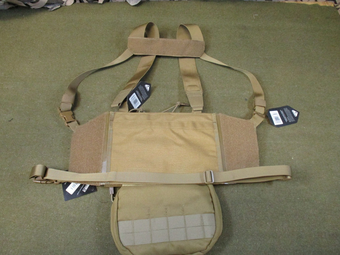 New Condor VAS Triple Mag Panel Laser Cut MOLLE Tactical Pouch Coyote Brown set
