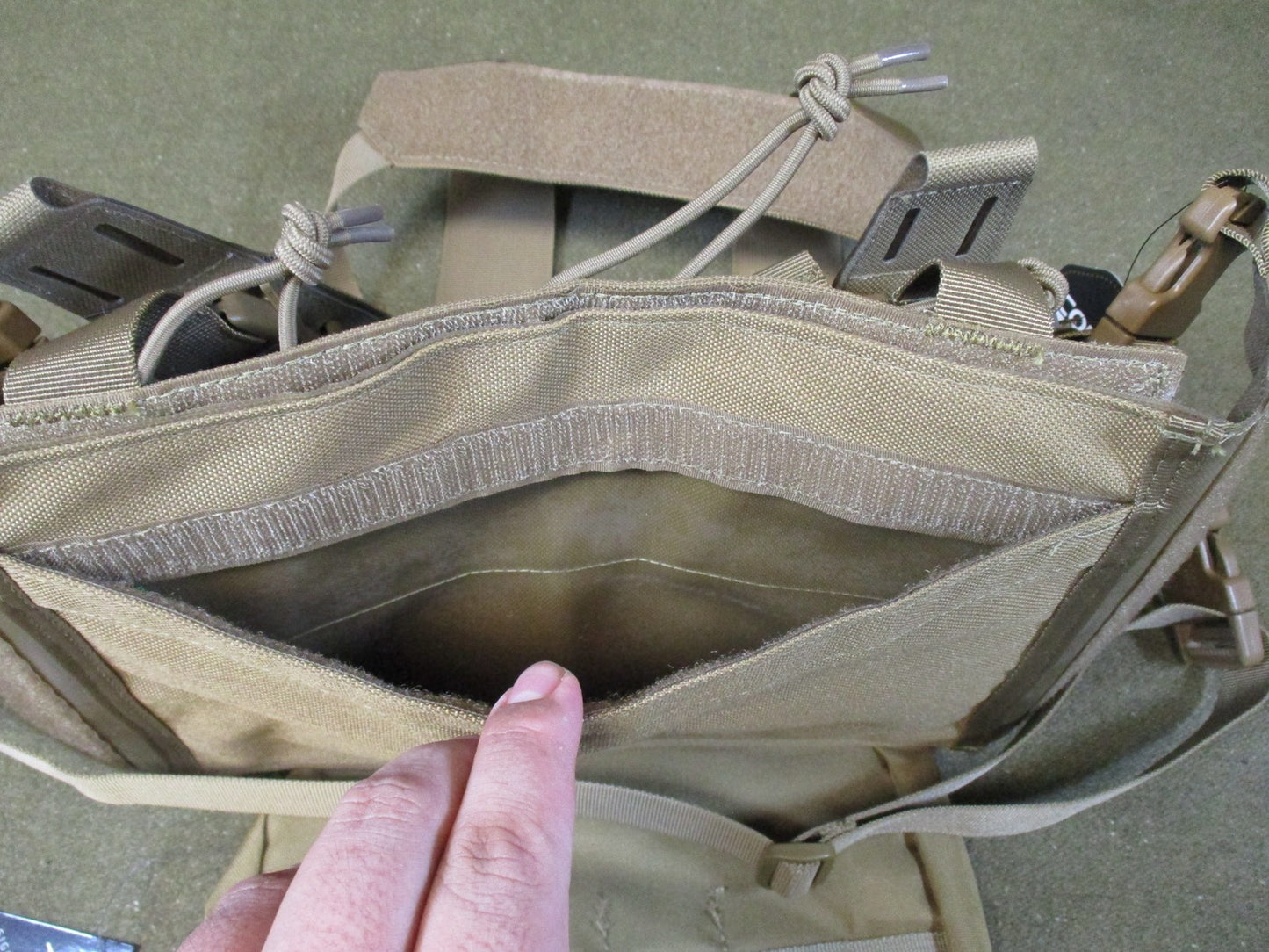 New Condor VAS Triple Mag Panel Laser Cut MOLLE Tactical Pouch Coyote Brown set