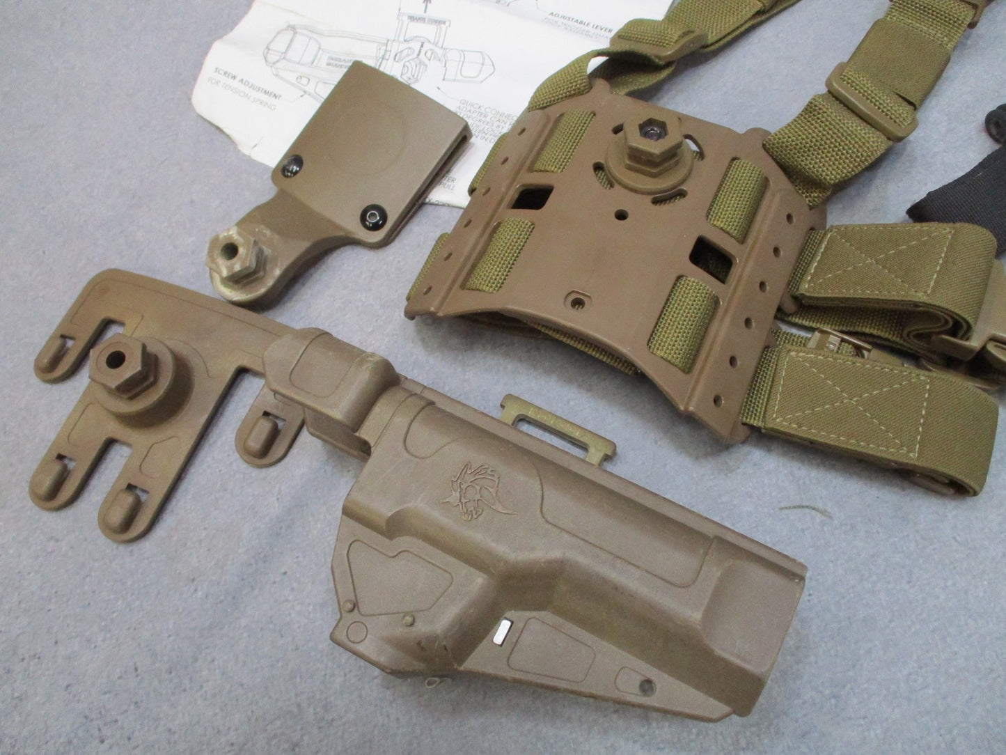 DeSantis Gunhide Tactical Holster for Beretta 92F/92FS/M9 - Used - Good - Kit