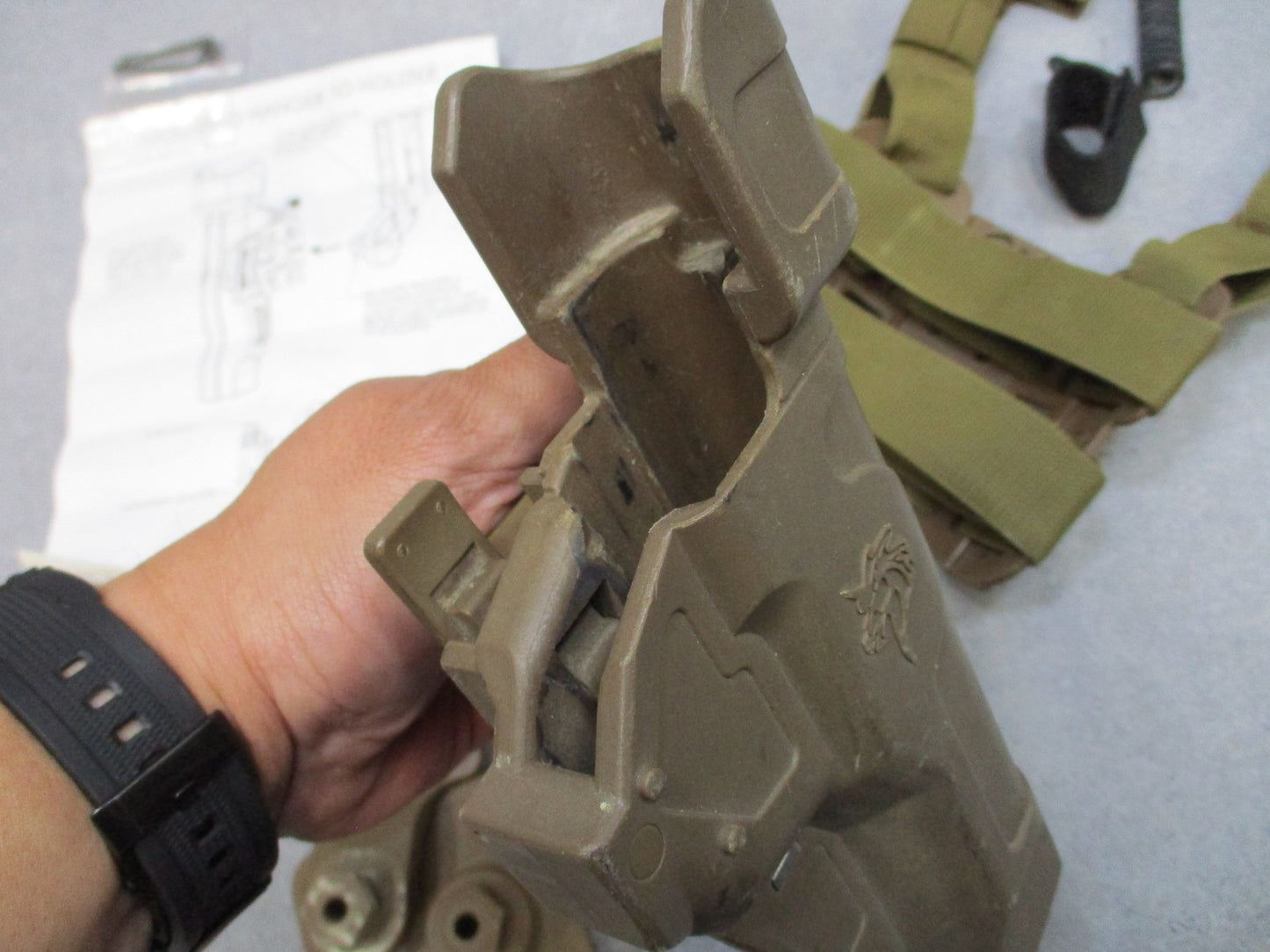 DeSantis Gunhide Tactical Holster for Beretta 92F/92FS/M9 - Used - Good - Kit