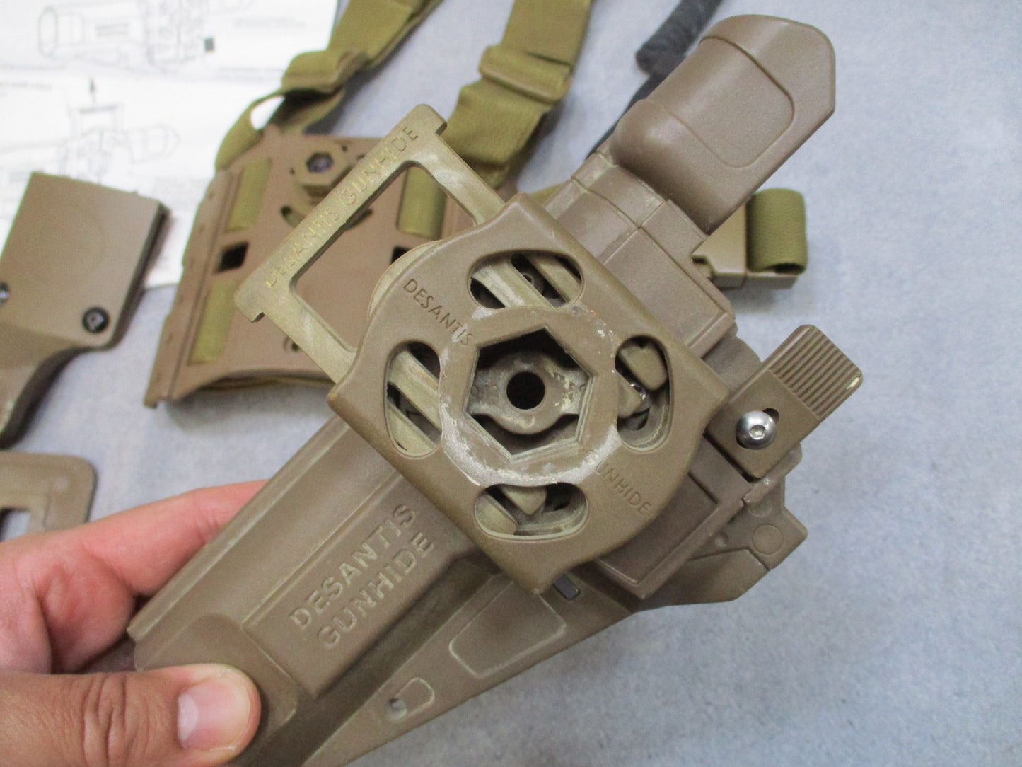 DeSantis Gunhide Tactical Holster for Beretta 92F/92FS/M9 - Used - Good - Kit