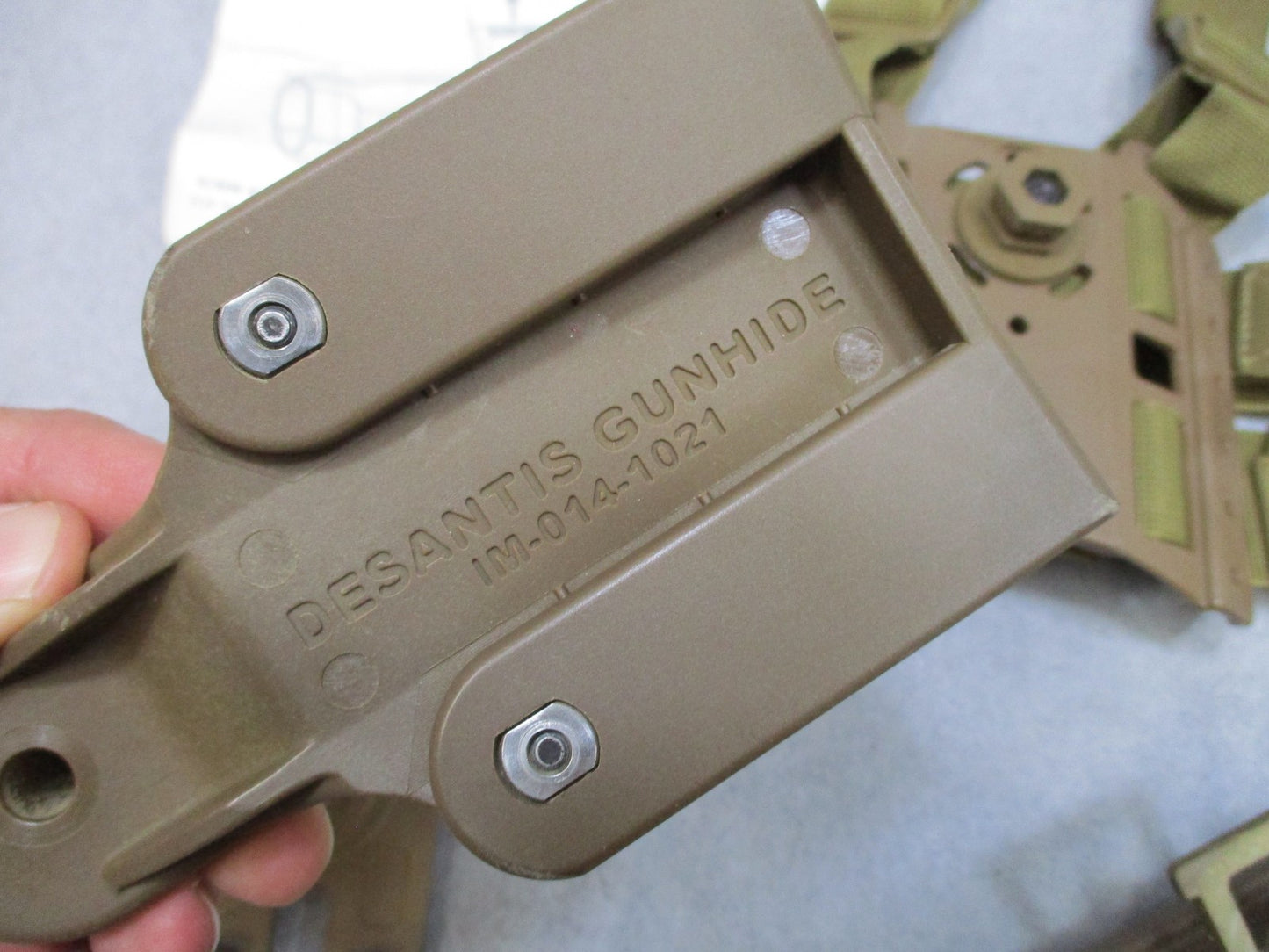DeSantis Gunhide Tactical Holster for Beretta 92F/92FS/M9 - Used - Good - Kit