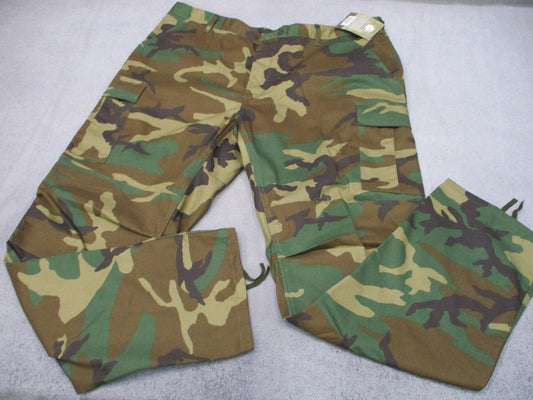 New Rothco Woodland Camo BDU Pants Tactical Military Style 7949 Size 2XL Long