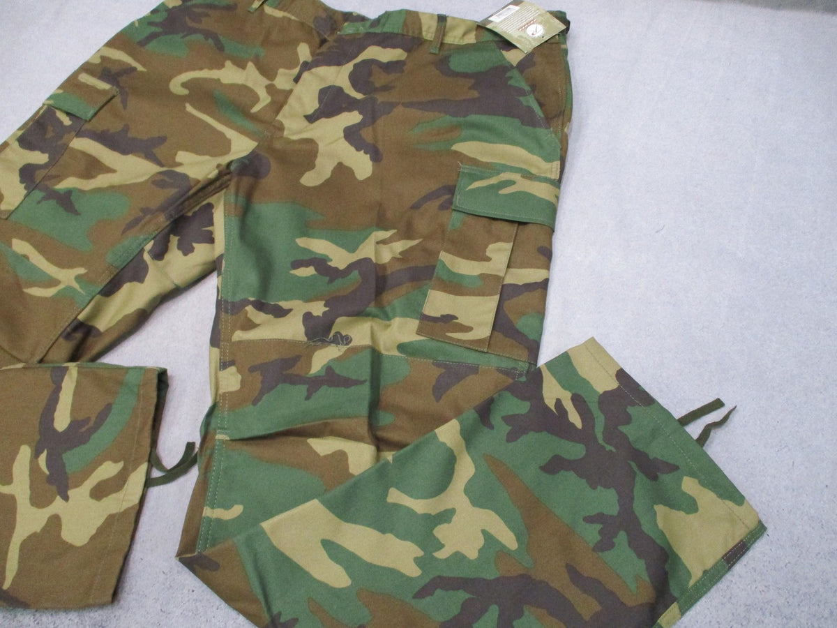 New Rothco Woodland Camo BDU Pants Tactical Military Style 7949 Size 2XL Long