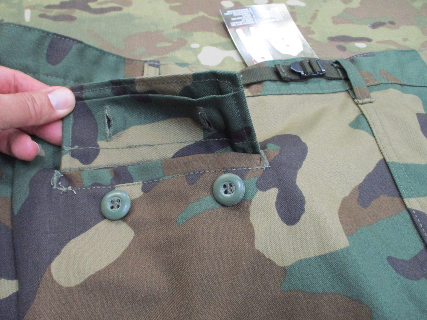 New Rothco Woodland Camo BDU Pants Tactical Military Style 7949 Size 2XL Long