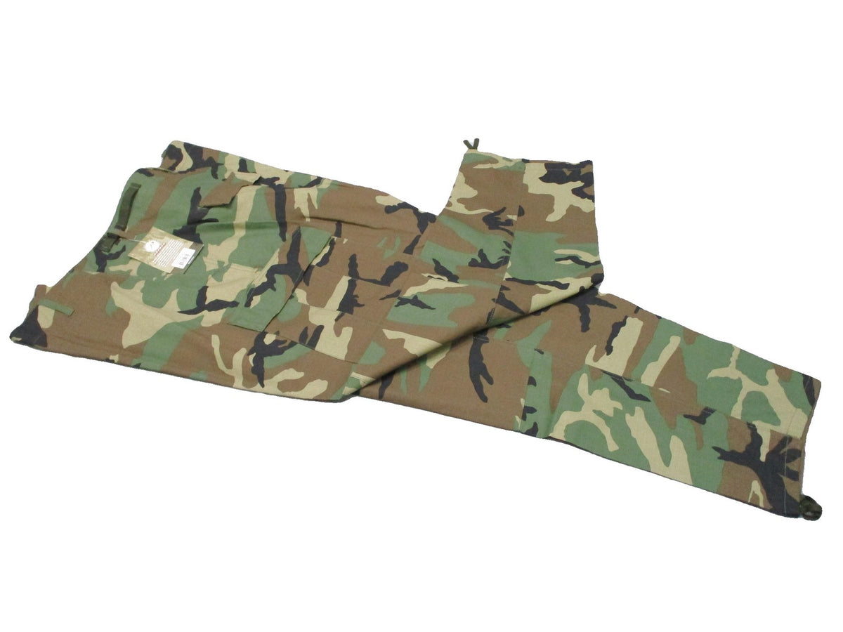 New Rothco BDU Pants Woodland Camo 4XL Regular 100% Cotton Rip-Stop Tactical