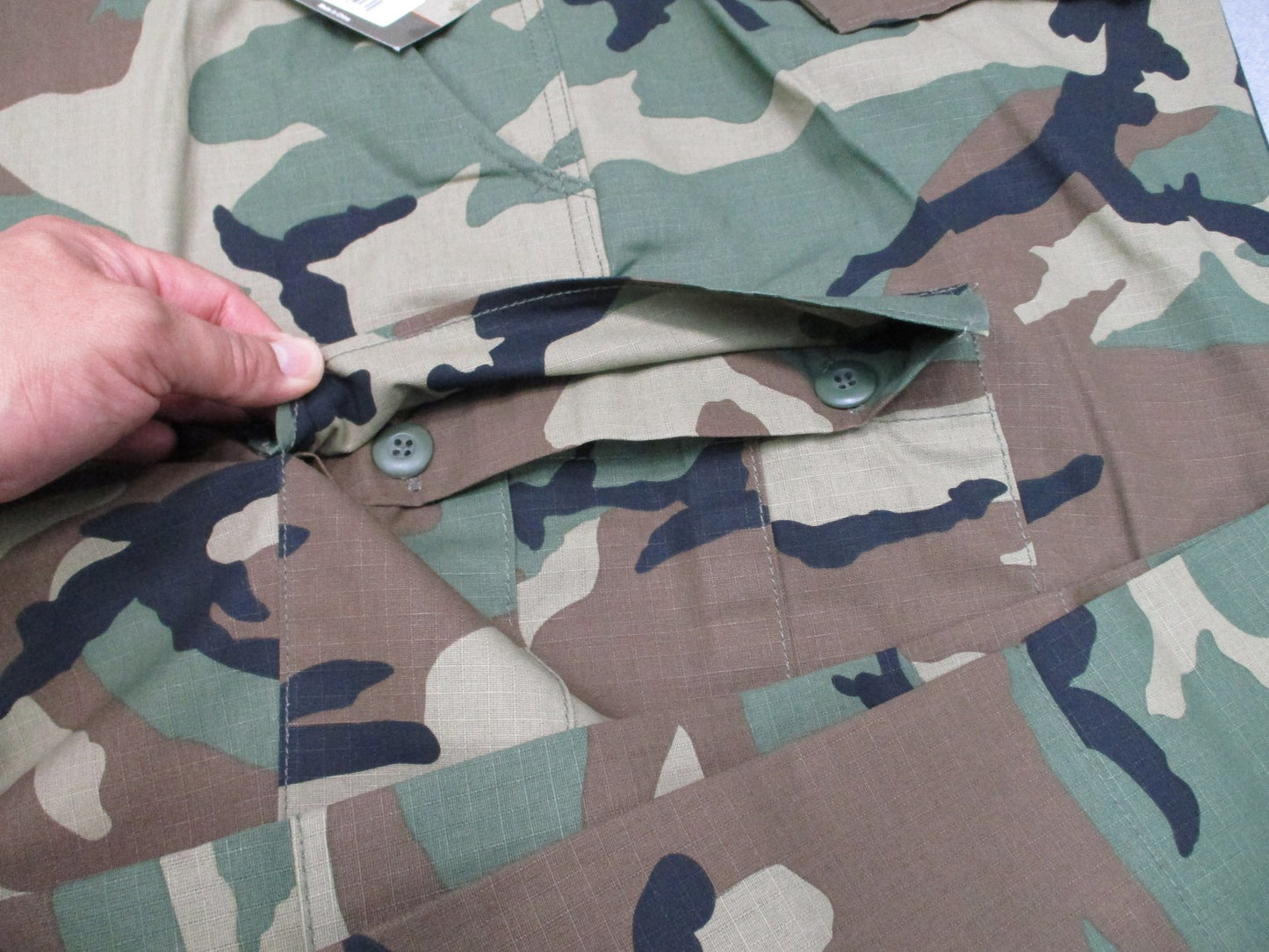 New Rothco BDU Pants Woodland Camo 4XL Regular 100% Cotton Rip-Stop Tactical