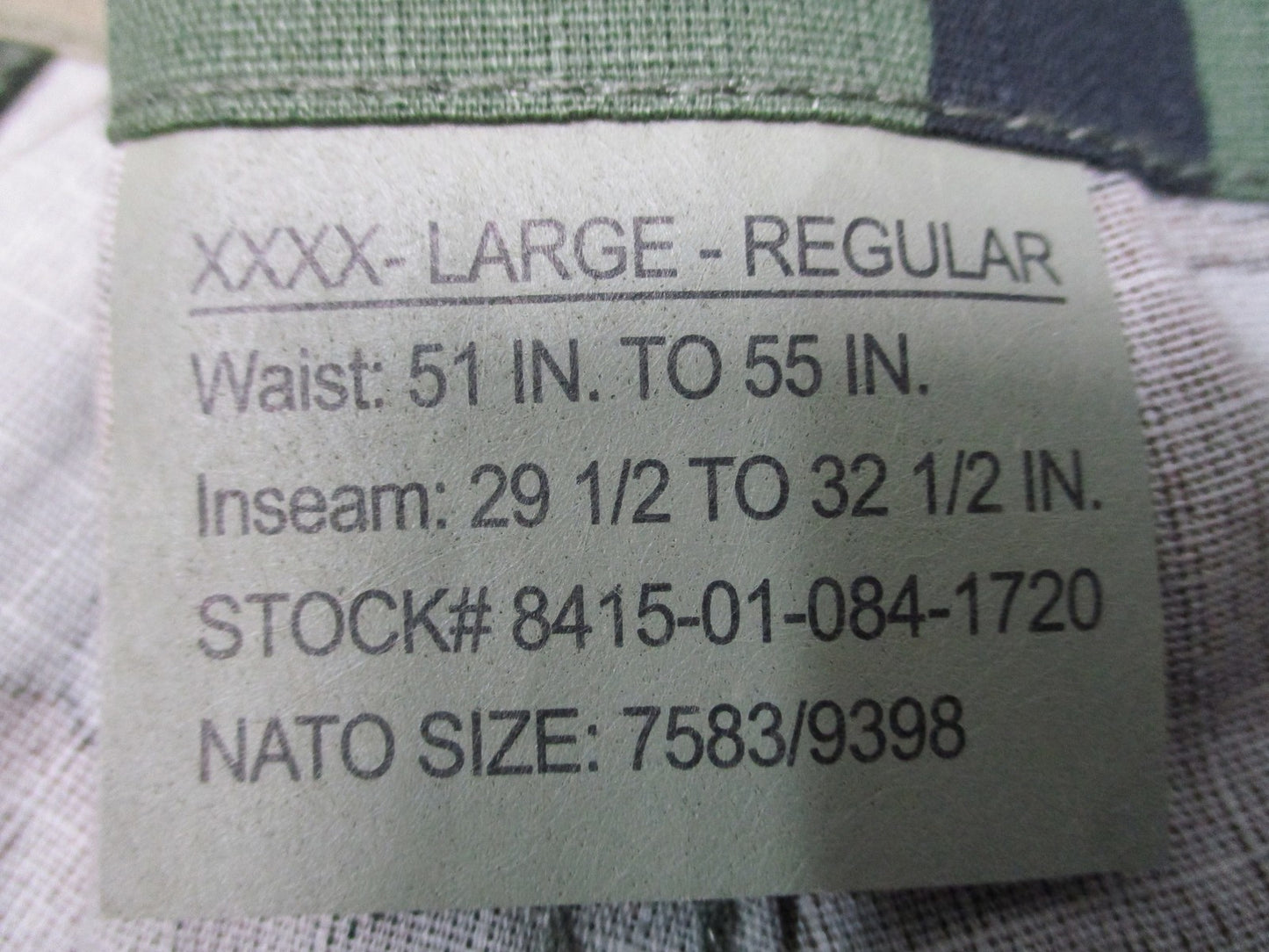 New Rothco BDU Pants Woodland Camo 4XL Regular 100% Cotton Rip-Stop Tactical