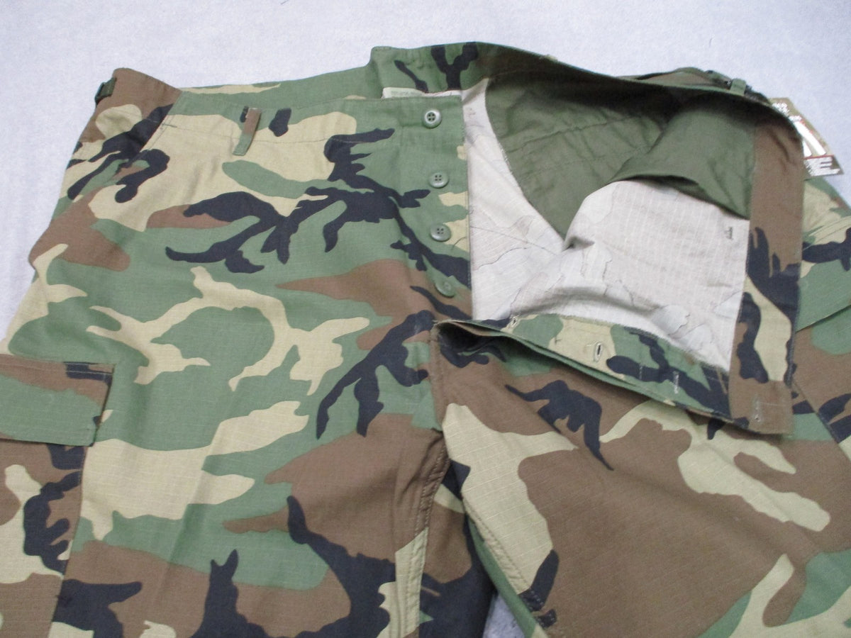 New Rothco BDU Pants Woodland Camo 4XL Regular 100% Cotton Rip-Stop Tactical