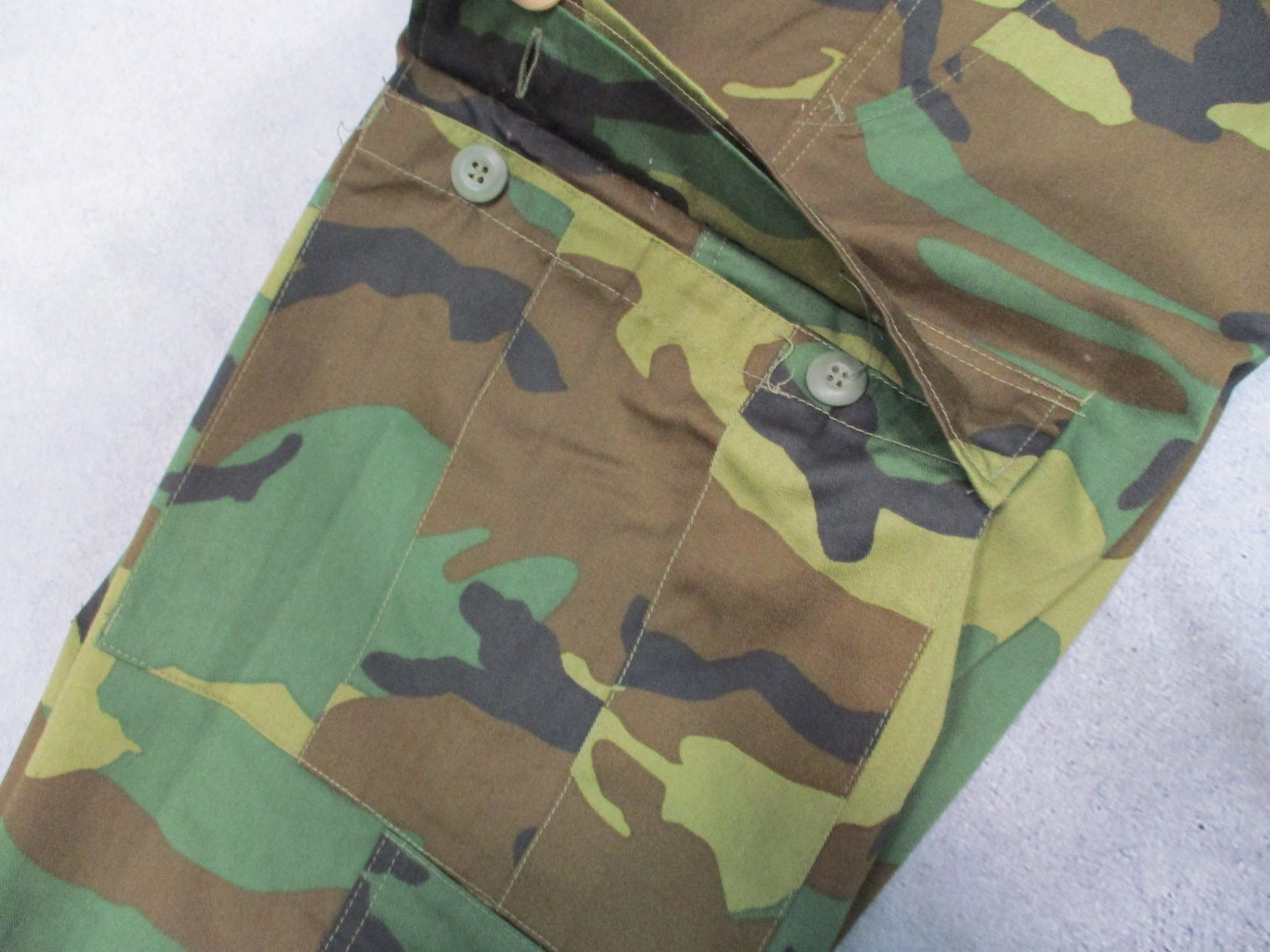 New Fox Outdoor Woodland Camo Combat Trousers BDU Pants X-Small Regular