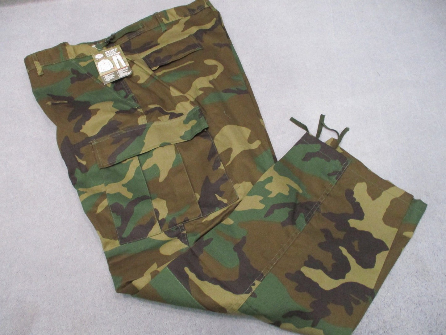 New Rothco BDU Pants Woodland Camo Tactical Military Style 2XL Regular 7947