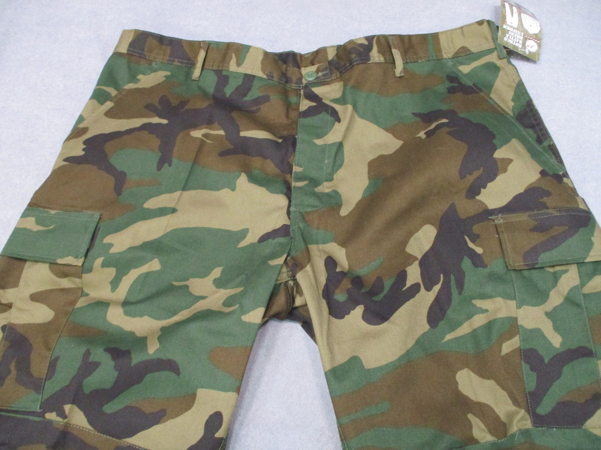 New Rothco BDU Pants Woodland Camo Tactical Military Style 2XL Regular 7947