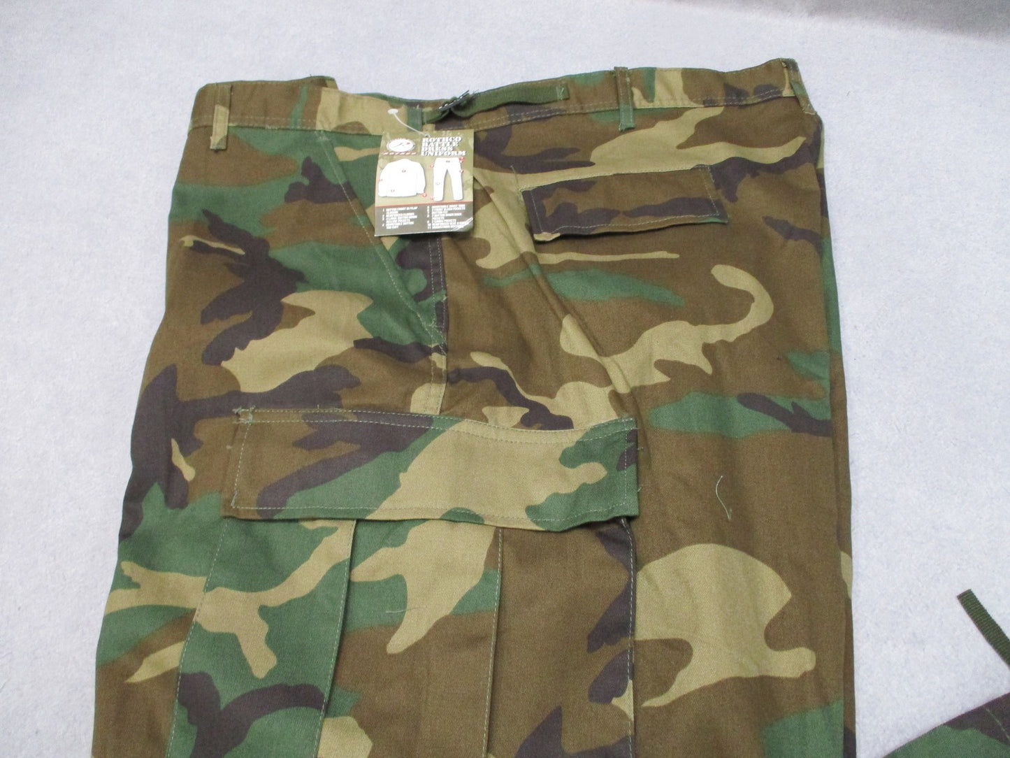 New Rothco BDU Pants Woodland Camo Tactical Military Style 2XL Regular 7947
