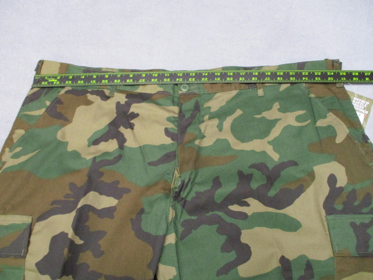 New Rothco BDU Pants 3XL Regular Woodland Camo Tactical Cargo Military Style