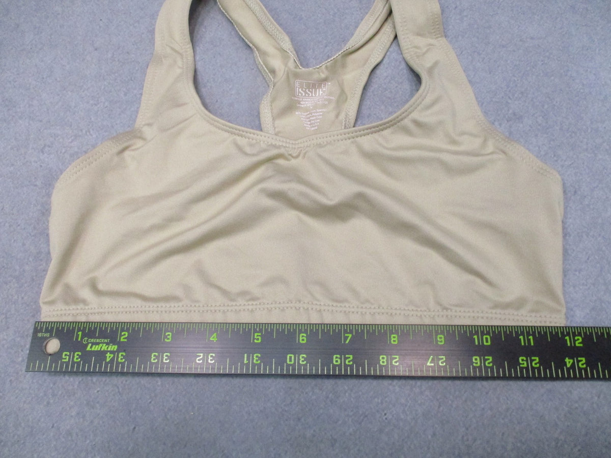 3 Pack NWT USGI Elite Issue Women's Sports Bras Tan Small NSN 8425-01-532-4517