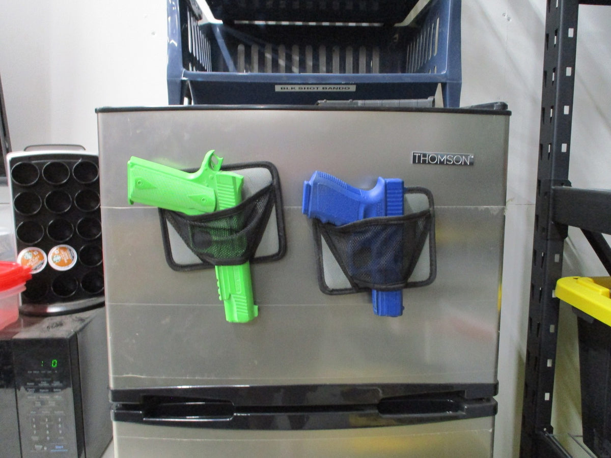 8x Lockdown Magnetic Pistol Holster Safe Storage Pouch Organizer Lot