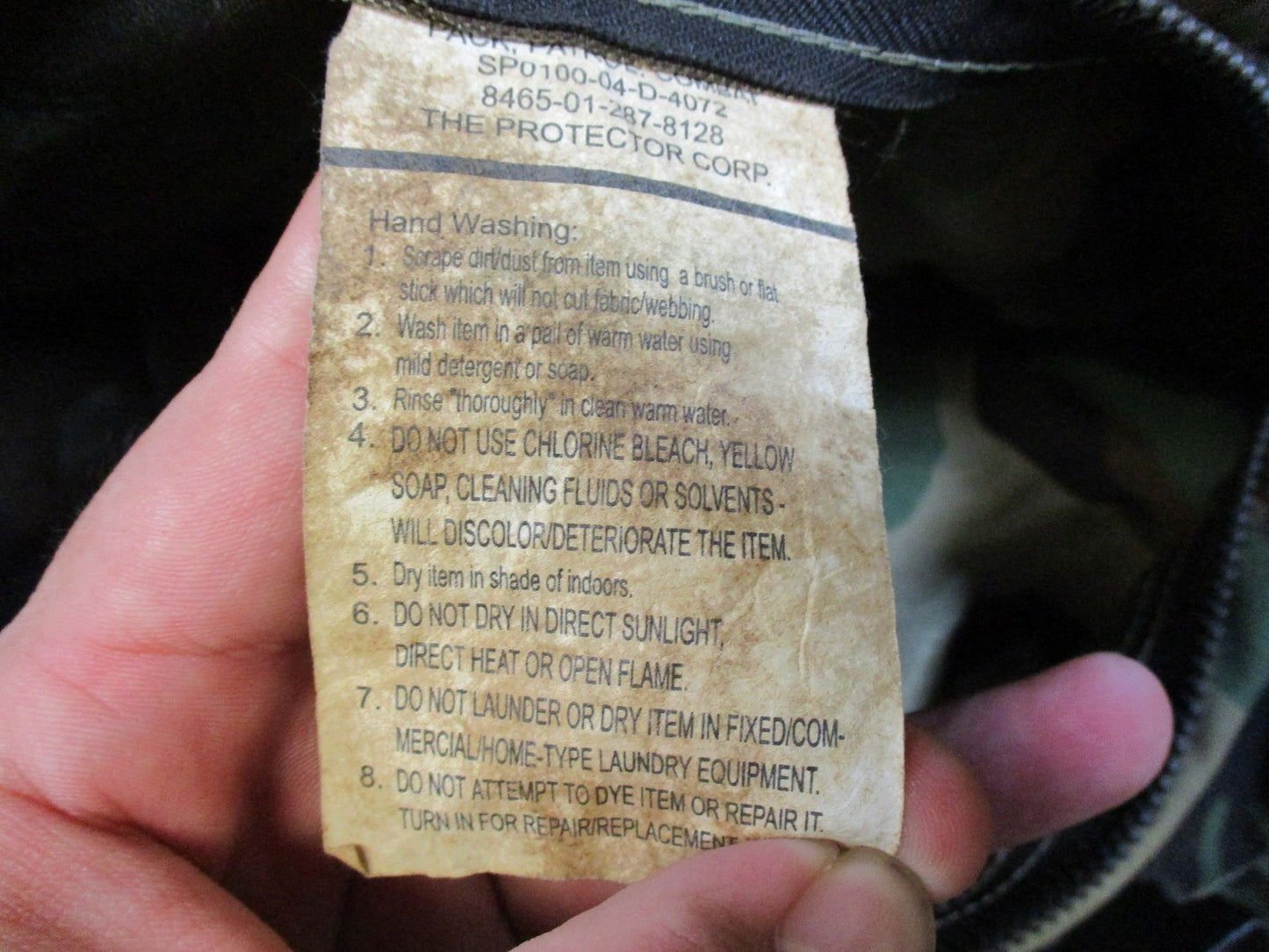 US Military Surplus Woodland Patrol Combat Pack Tactical Field Bag CFP-90