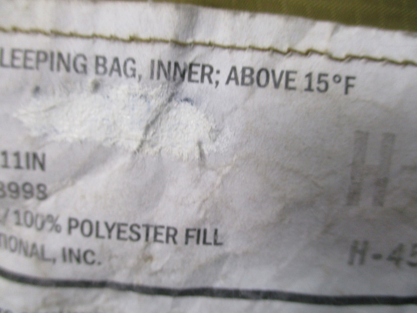 USGI USMC 3-Season Sleeping Bag Coyote Brown Regular NSN 8465-01-574-3998
