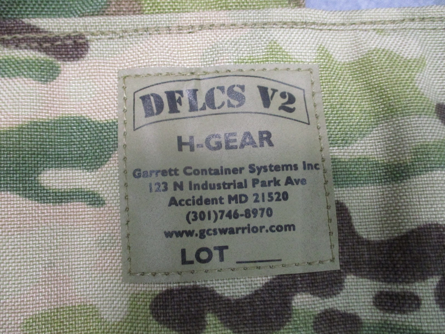 USGI GCS DFLCS V2 H-Gear Multicam MOLLE Load Bearing Harness Vest Large