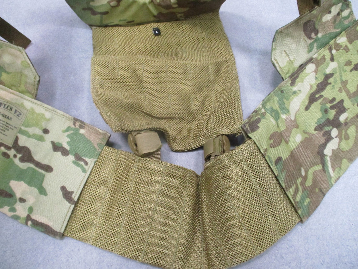 USGI GCS DFLCS V2 H-Gear Multicam MOLLE Load Bearing Harness Vest Large