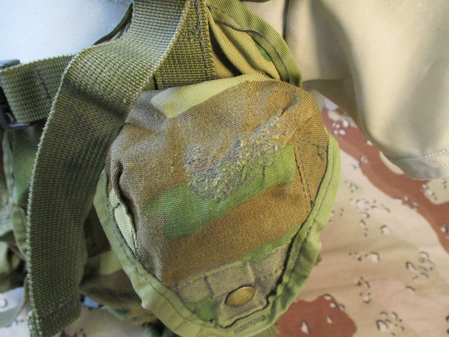 US Military Woodland enhanced load bearing vest lbv88 m81 tactical vest set