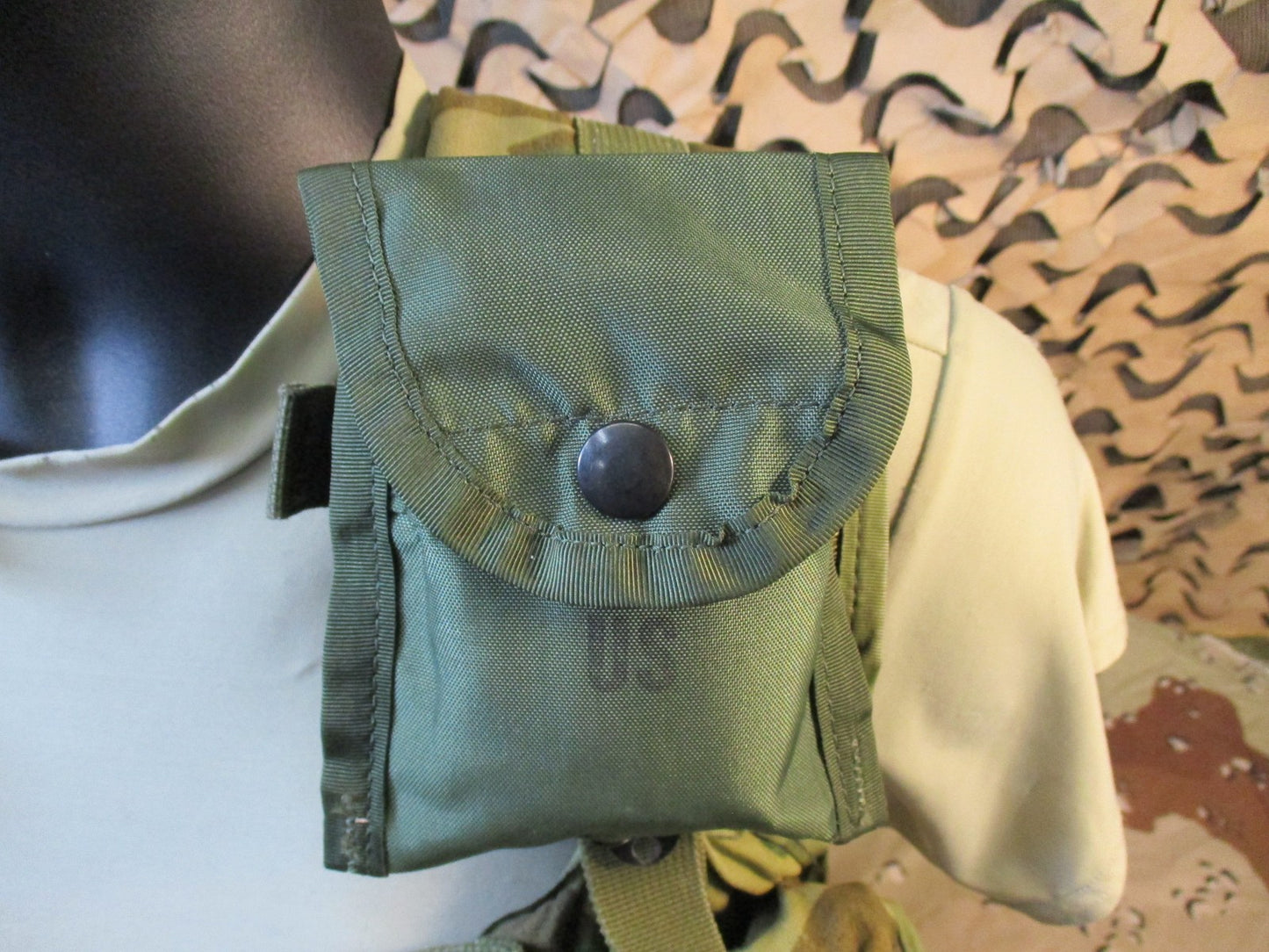 US Military Woodland enhanced load bearing vest lbv88 m81 tactical vest set
