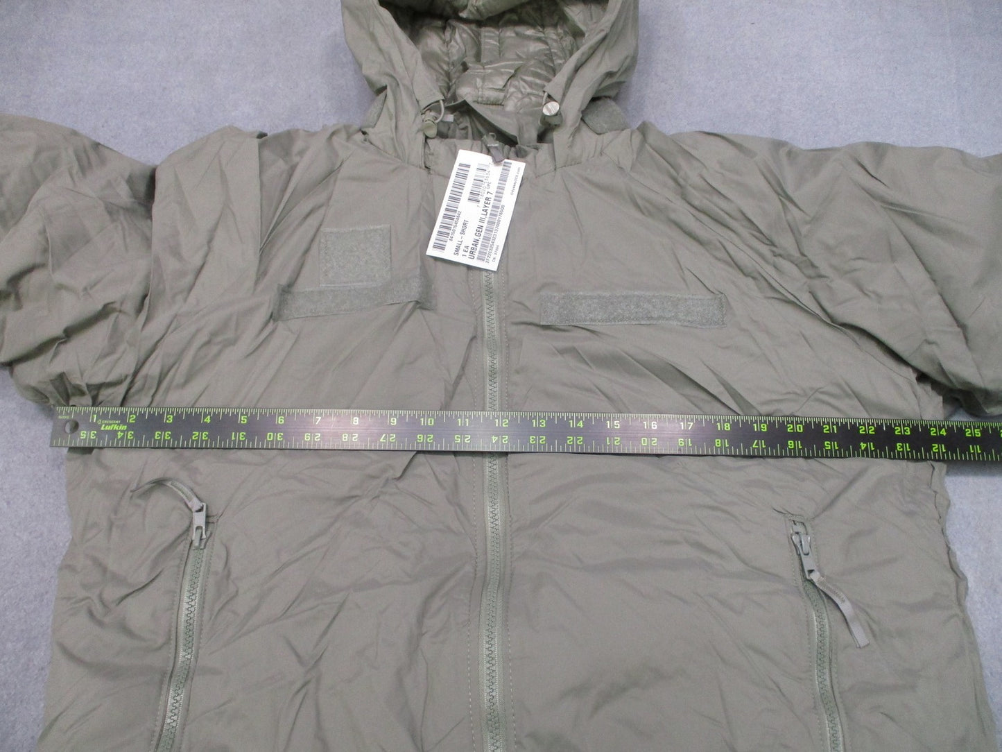 US Military ECWCS Gen III Level 7 Parka Urban Gray Small Short Cold Weather